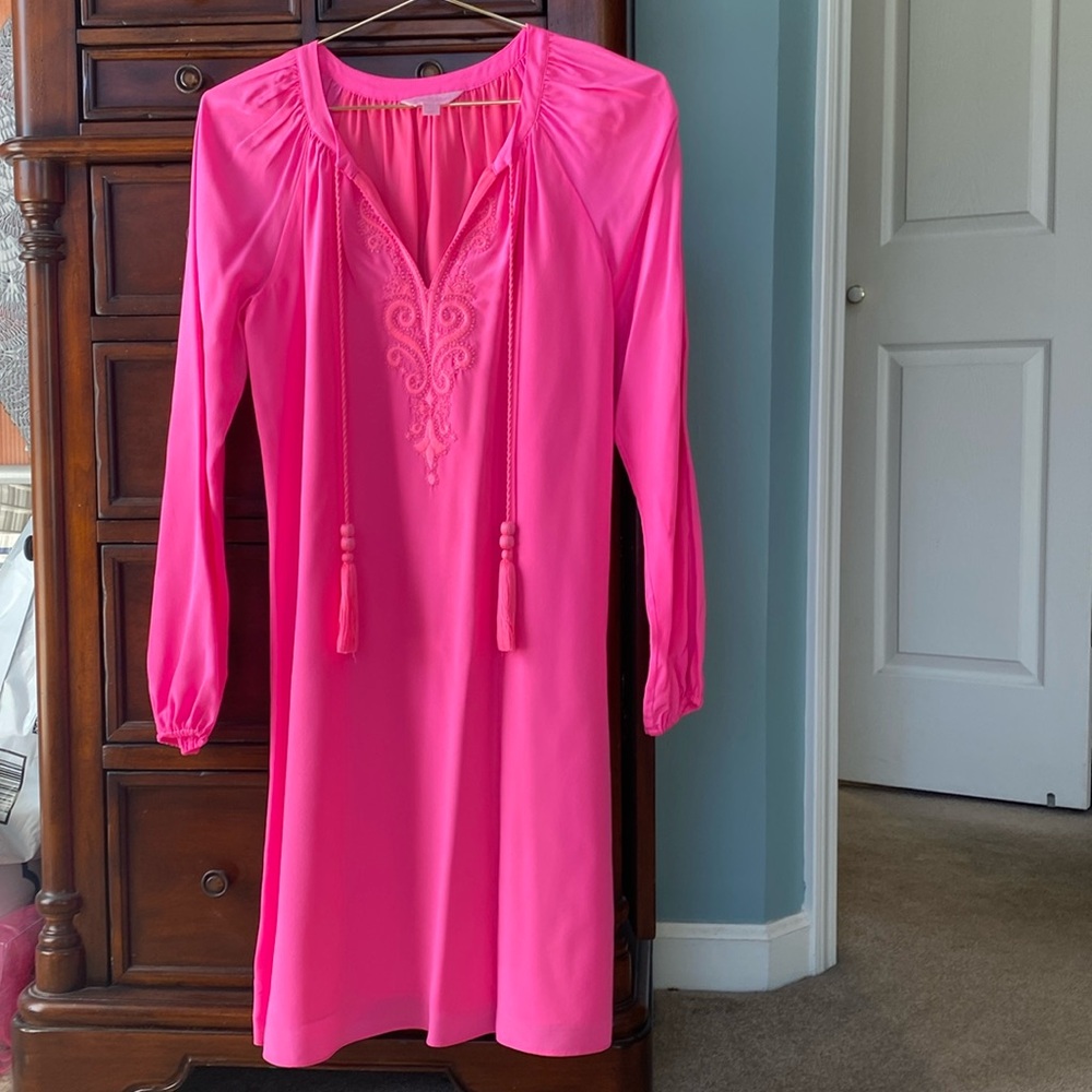 Lilly Pulitzer pink dress